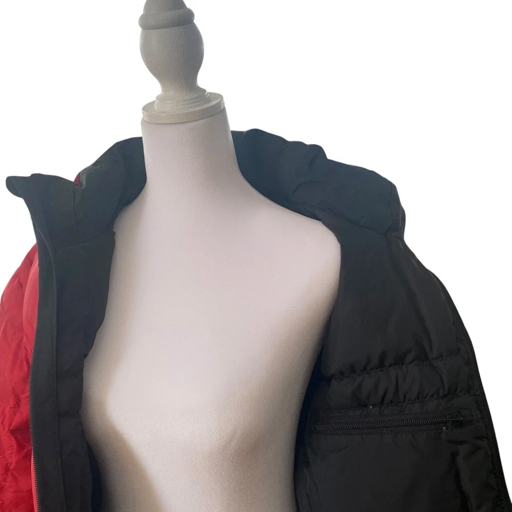 Vintage Polo Sport Ralph Lauren Red Down Feathers Puffer Jacket Men‎ Medium M